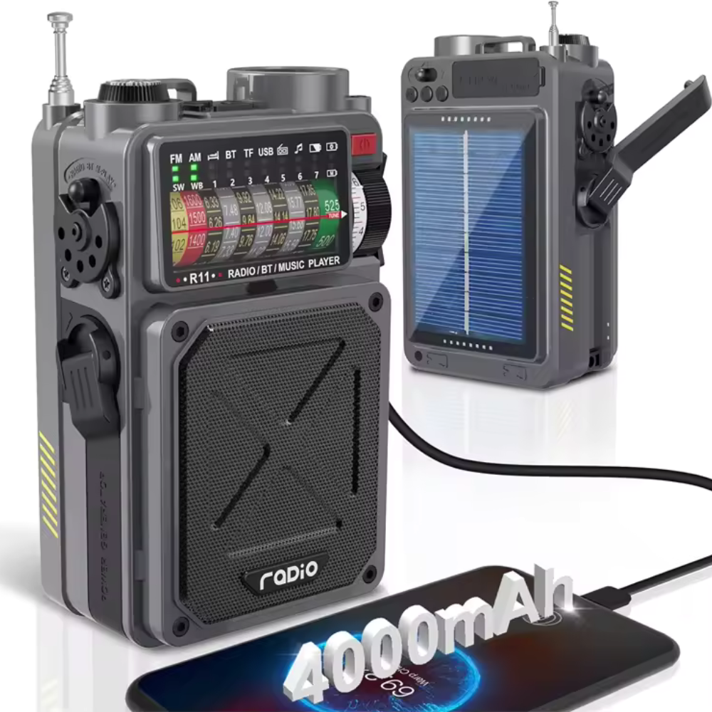 4000mAh Weather Emergency Radio