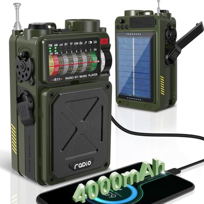 4000mAh Weather Emergency Radio