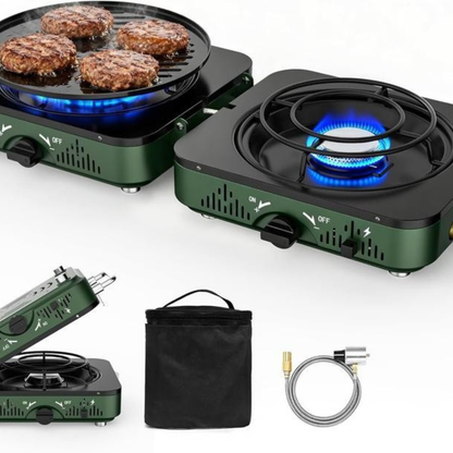2 Burner Propane Camping Stove