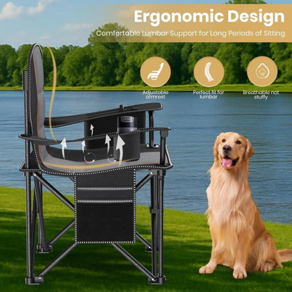 Oversized Heavy-Duty Camping Chair for Adults