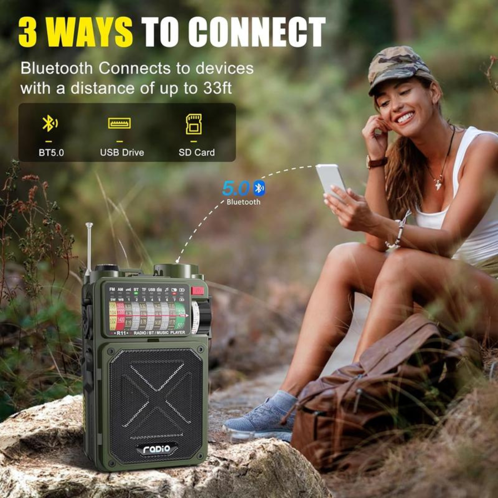 4000mAh Weather Emergency Radio