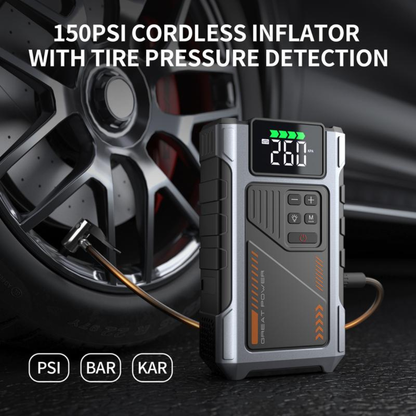 Portable Car Jump Starter With Air Compressor