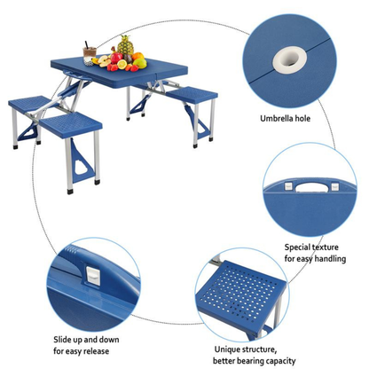 4Ft Portable Folding Picnic Table