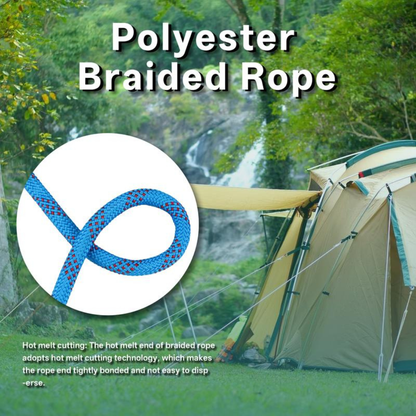 1/2 Inch 24 Strand Braided Polyester Rope