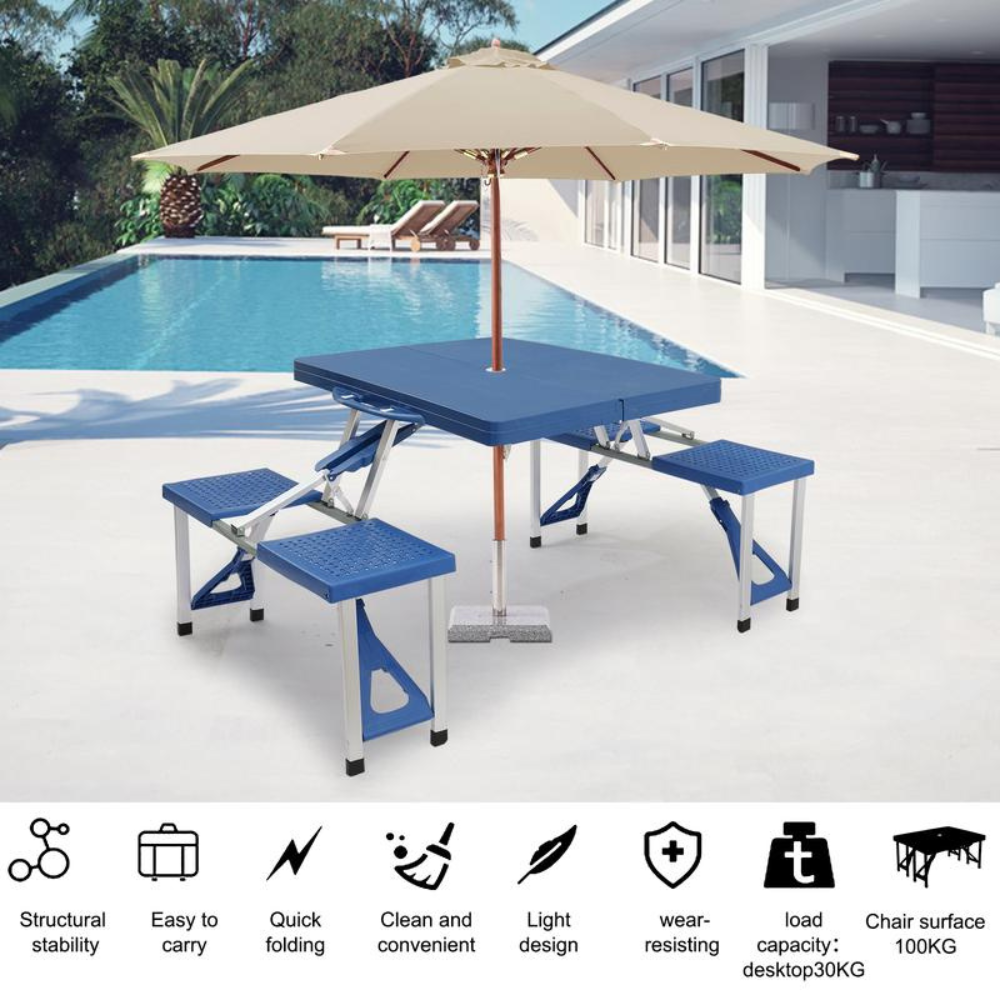 4Ft Portable Folding Picnic Table