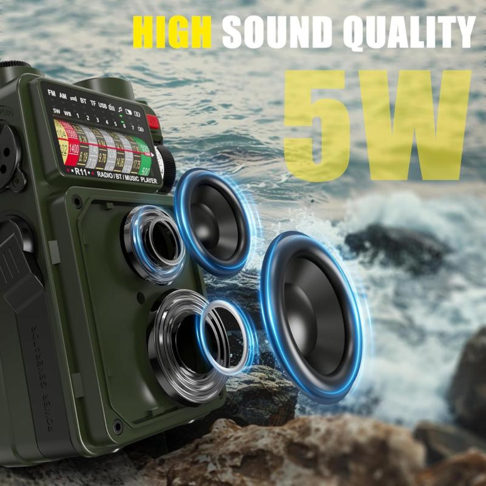4000mAh Weather Emergency Radio