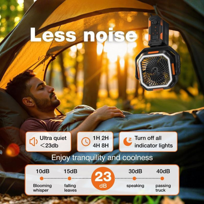 Camping Fan with Detachable Tripod
