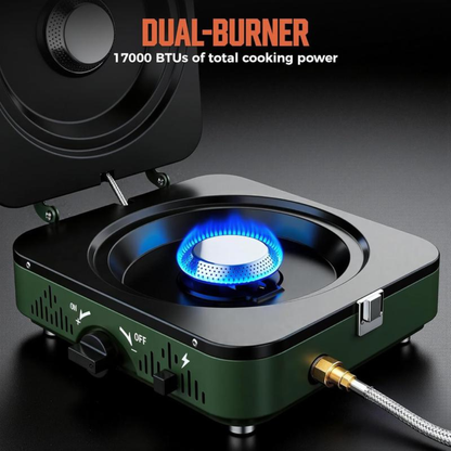 2 Burner Propane Camping Stove