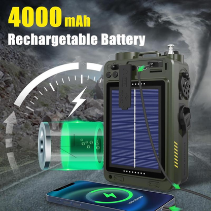 4000mAh Weather Emergency Radio
