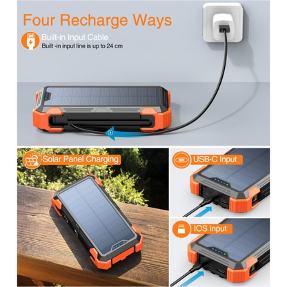 Solar Charger Power Bank Wireless Charger