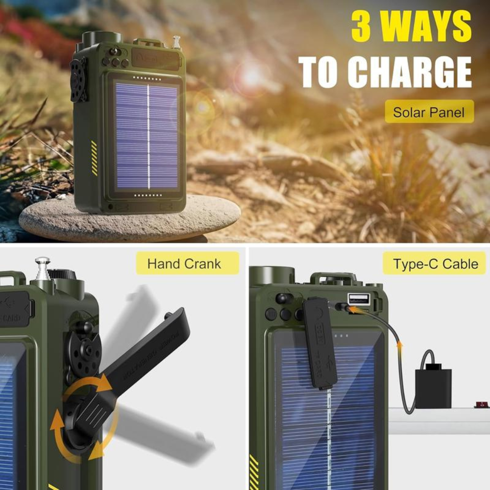 4000mAh Weather Emergency Radio