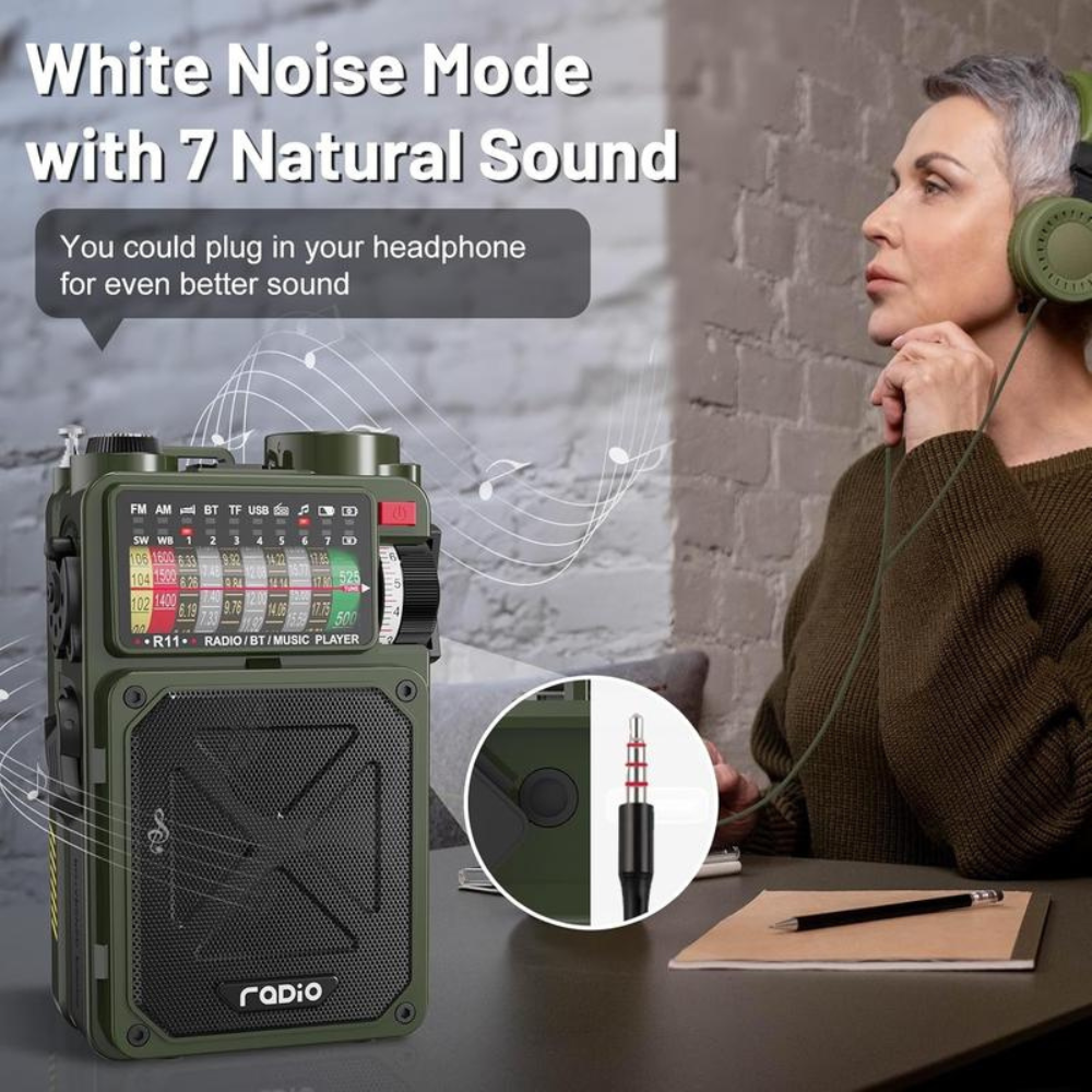 4000mAh Weather Emergency Radio