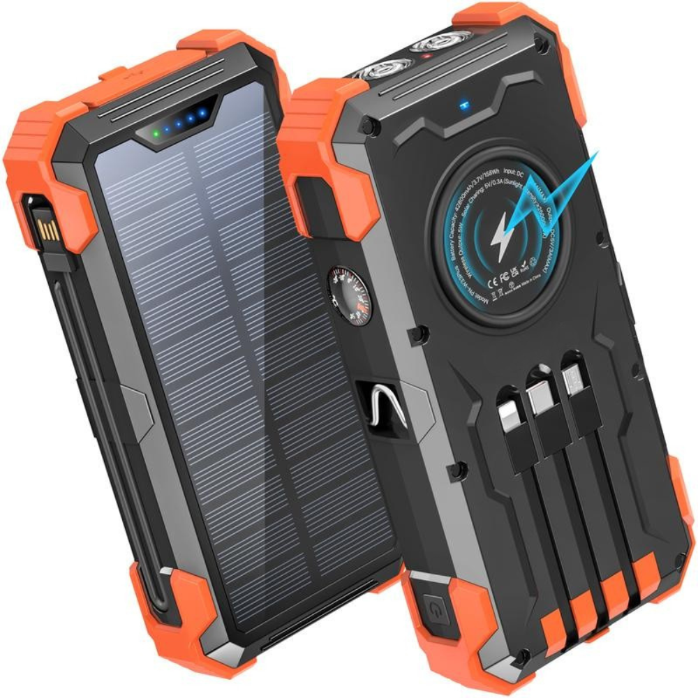 Solar Charger Power Bank Wireless Charger