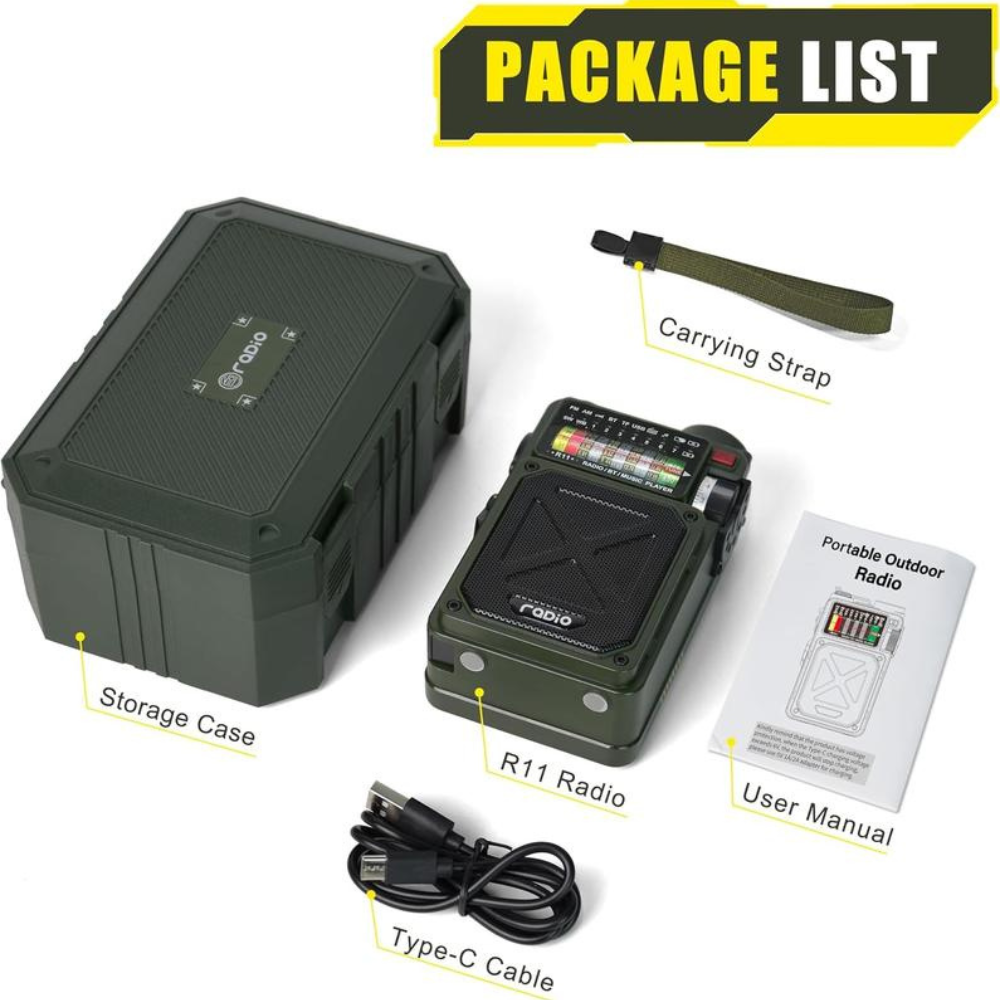 4000mAh Weather Emergency Radio